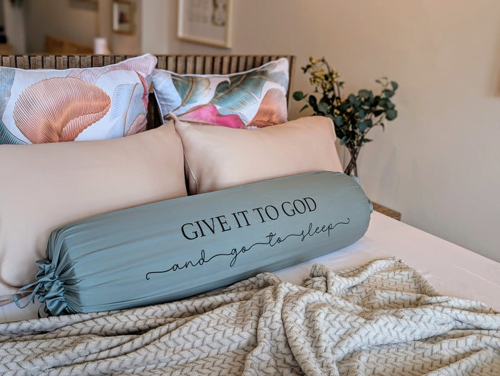 Bolster Case (Printed) - Dark Green
