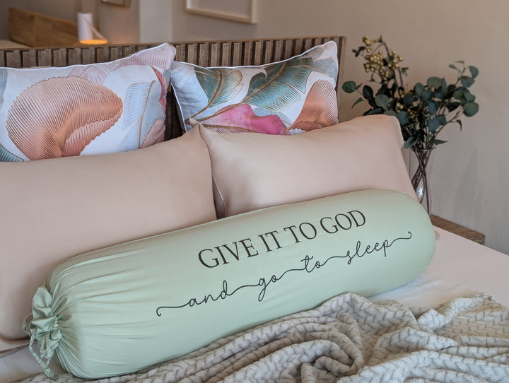 Bolster Case (Printed) - Light Green