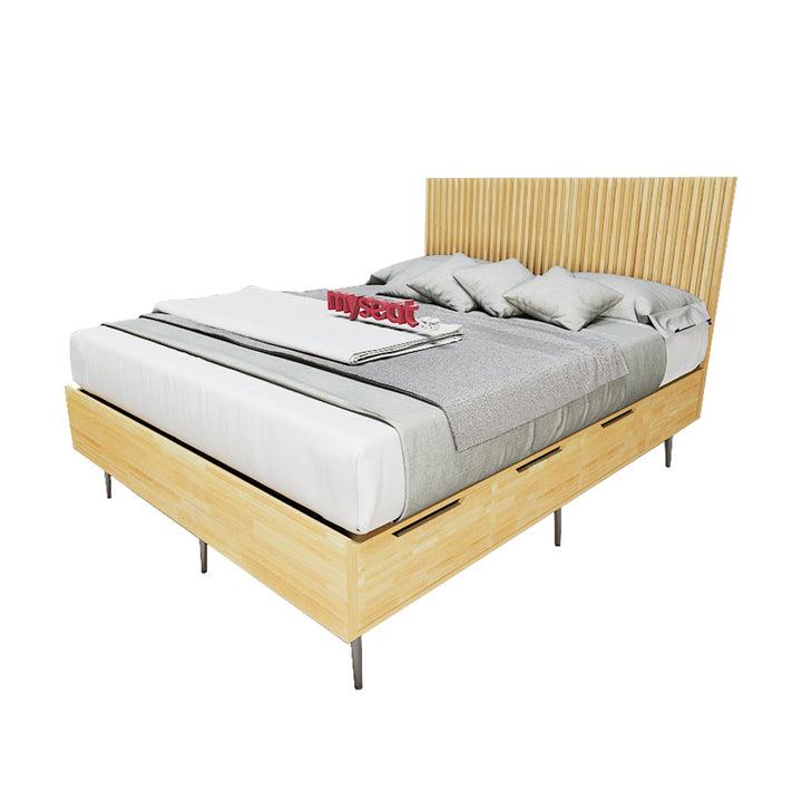 CAMELIA Solid Wood Bed Frame - With Mattress