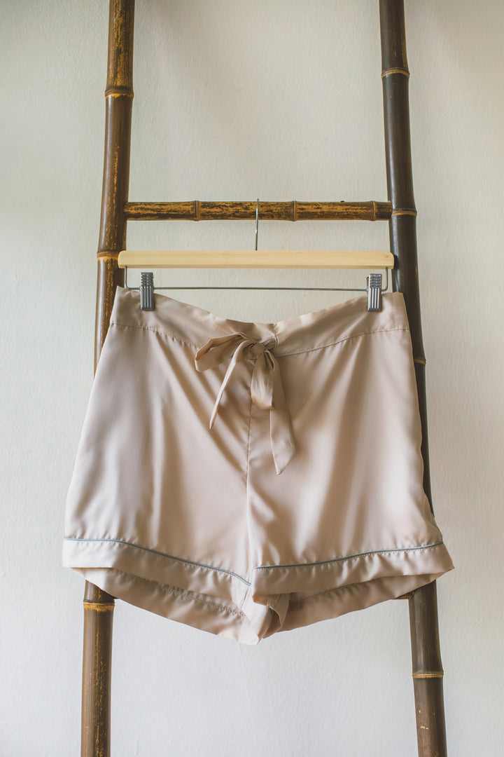 Organic Bamboo Lyocell Loungewear - Beige - Short