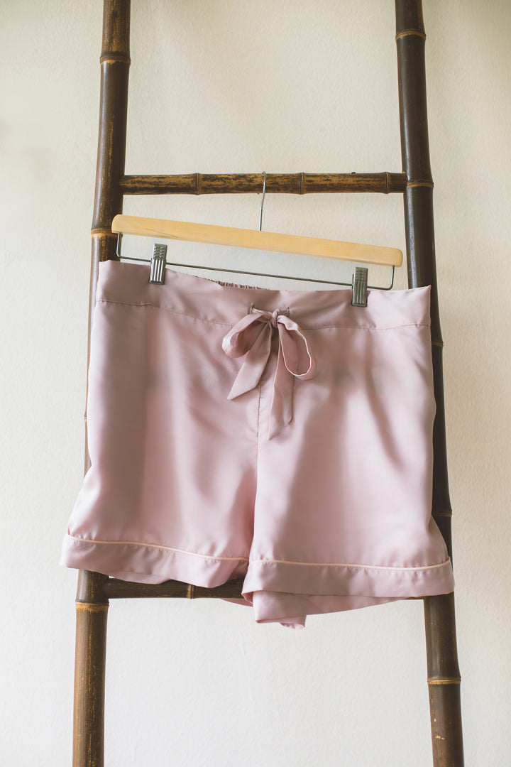 Organic Bamboo Lyocell Loungewear - Pink - Short & Bottom